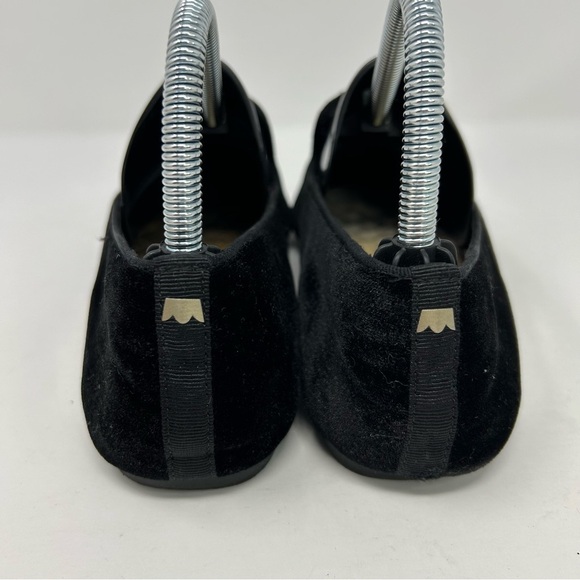 Birdies The Starling Black Velvet Comfort Smoking Slipper Flats Size 6.5 - Picture 9 of 14